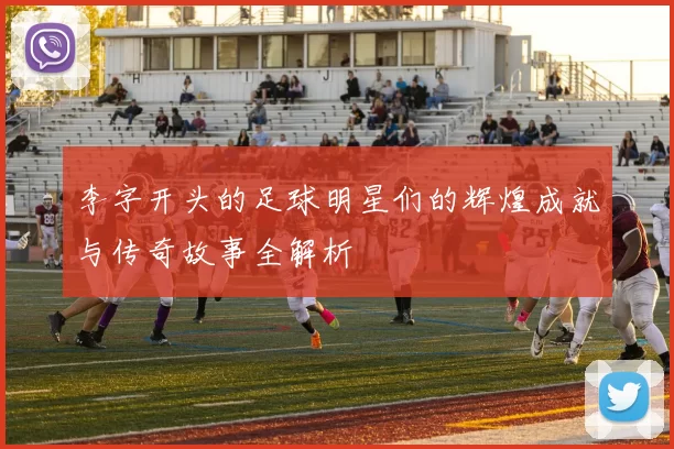 李字开头的足球明星们的辉煌成就与传奇故事全解析