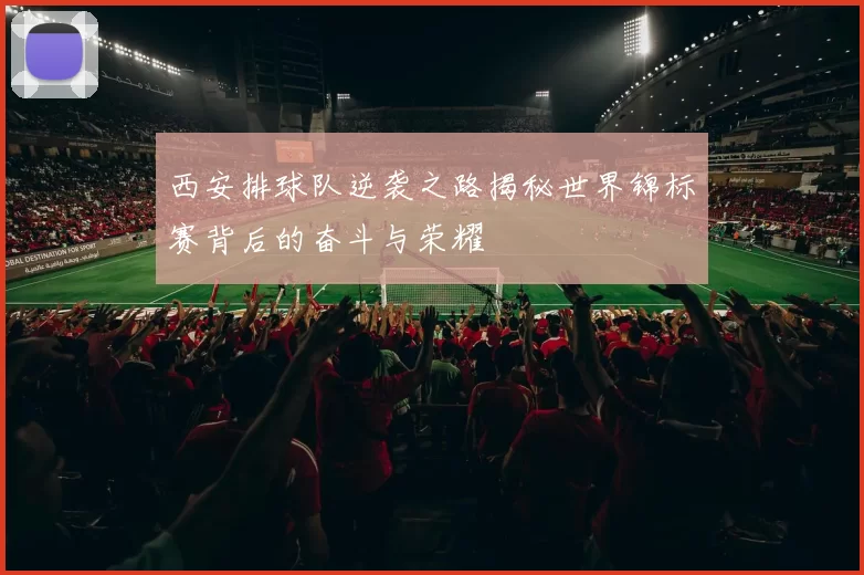 西安排球队逆袭之路揭秘世界锦标赛背后的奋斗与荣耀
